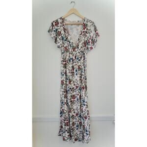 Love U Already Ivory Floral Maternity Dress Size S/M‎